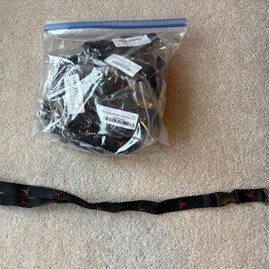 Jordan Lanyards Detachable Keychain Badge ID Holders Red Black Lot of 20 NWT